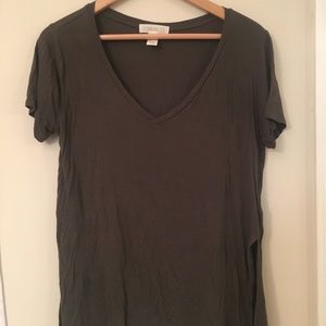 LAST CHANCE!! GREEN TUNIC SHIRT WITH SLITS!